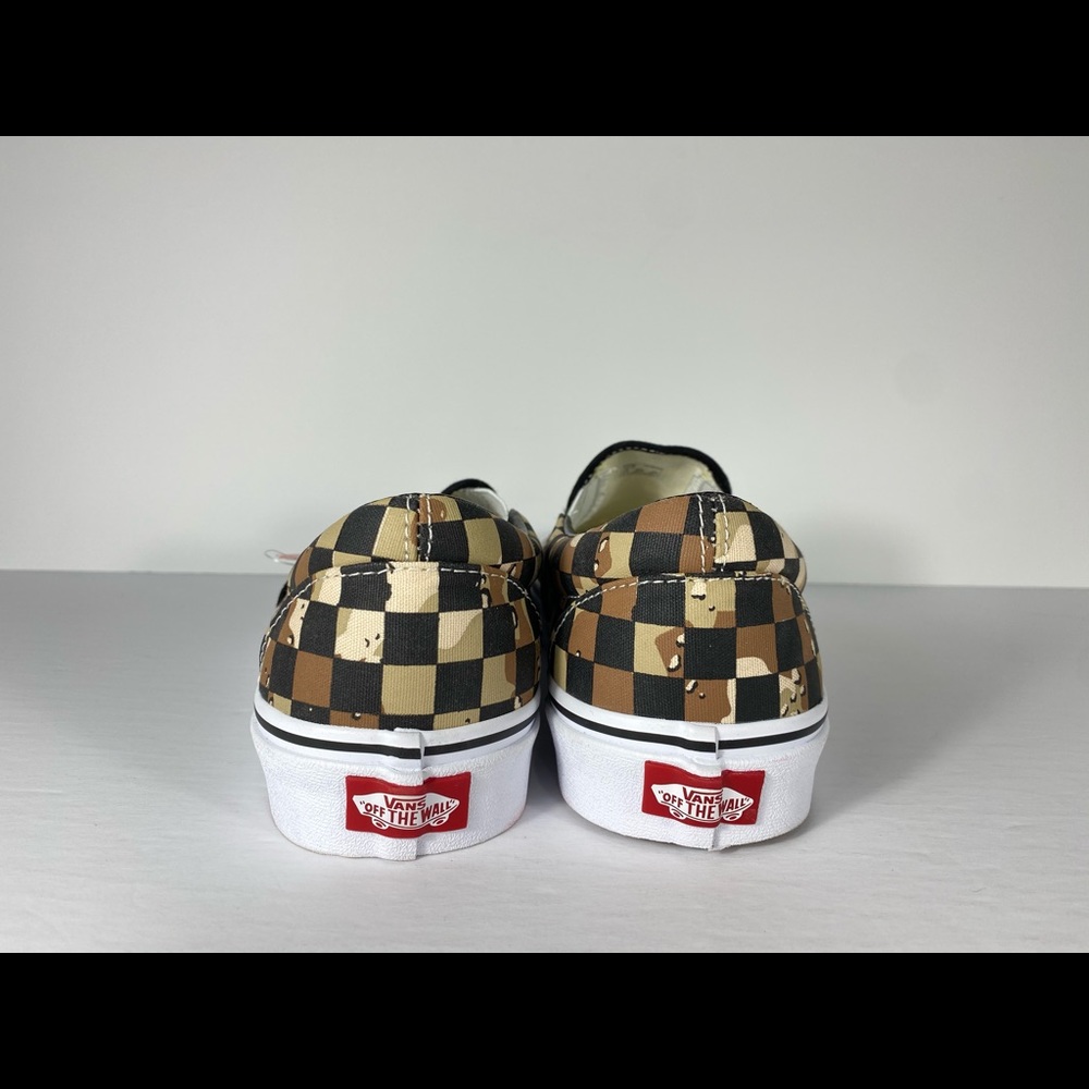 Vans Classic Slip-On Checkerboard Camo Sneakers - Picture 3 of 5